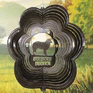 Border Collie Wind Spinner